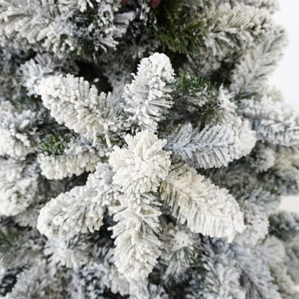 Arbre de Noël enneigé 150/180/210/230/270 cm Superfou réaliste (270)
