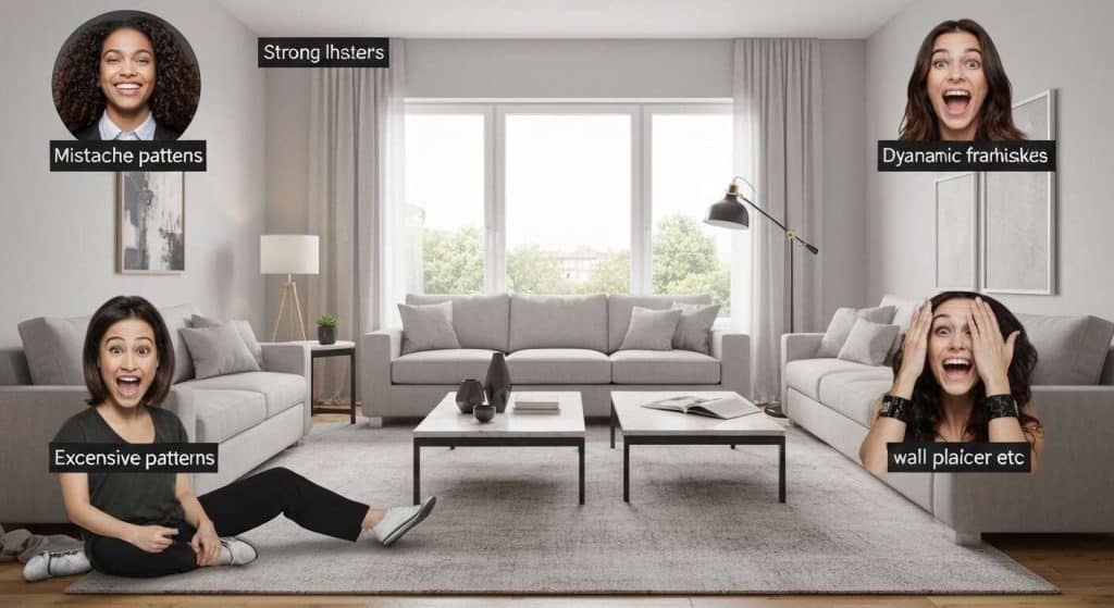 Erreurs à éviter en décoration intérieure