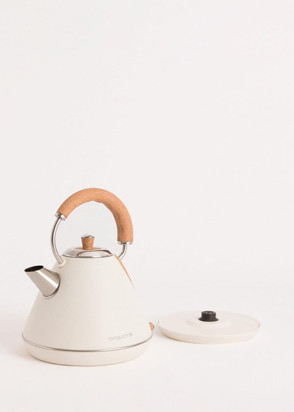CREATE/PACK TOAST RETRO XL + KETTLE RETRO L/Grille-pain blanc cassé avec bouilloire blanc cassé/Bouilloire 1,7 L