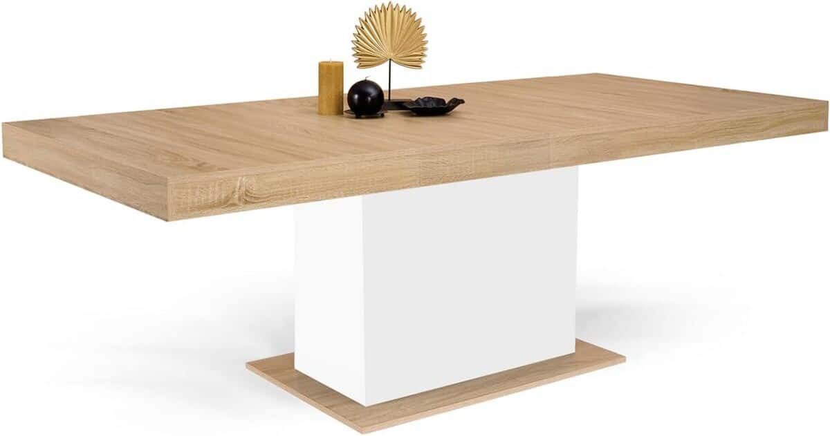 Avis sur la table extensible Eden IDMarket : design et fonctionnalité