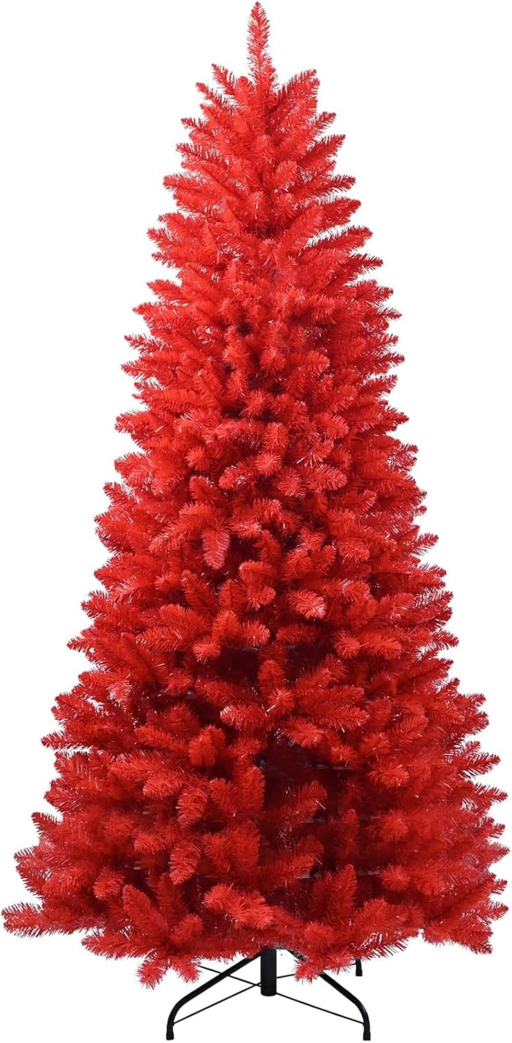 Avis sur le sapin de Noël artificiel rouge 1, 8 m