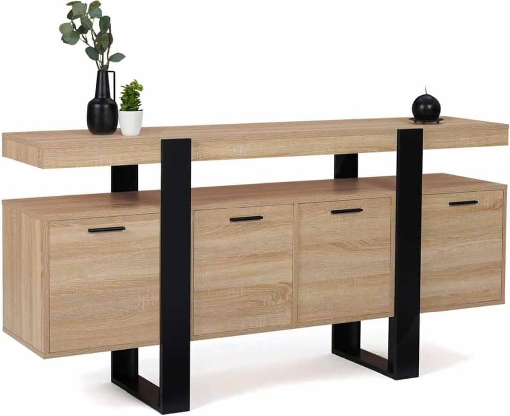 Test du buffet Phoenix XXL : praticité et style en 160 cm
