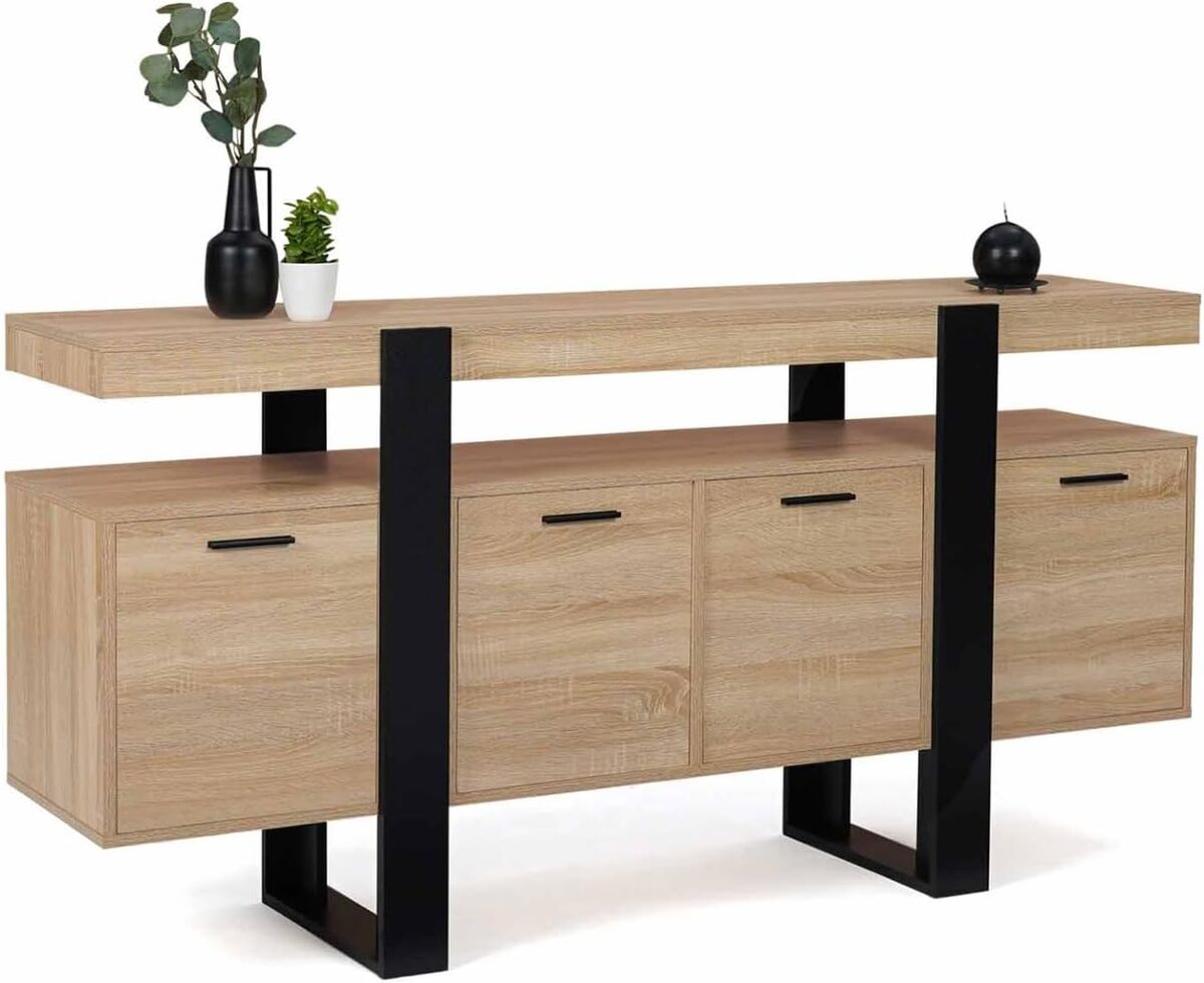 Test du buffet Phoenix XXL : praticité et style en 160 cm