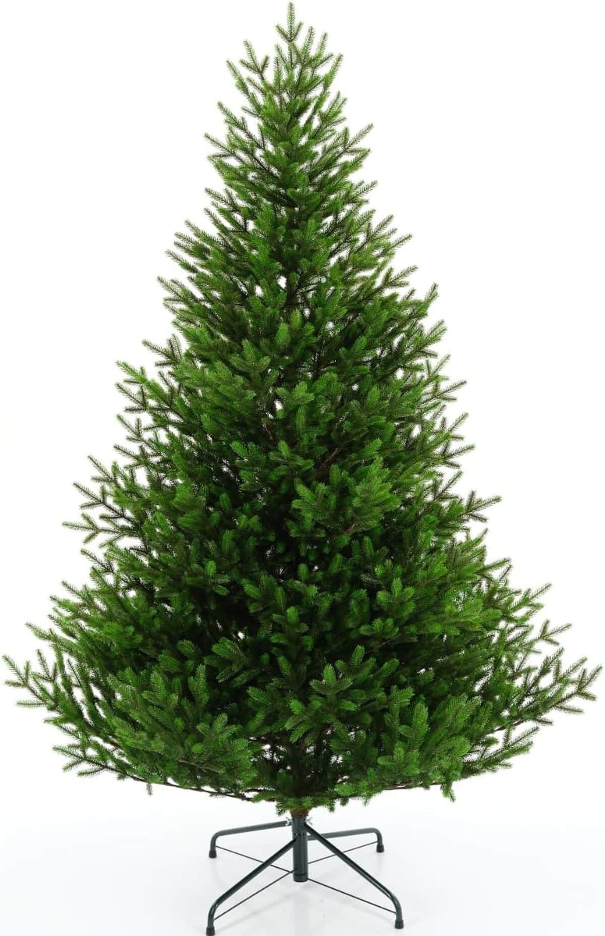 Test du sapin de Noël artificiel eveXmas Onyx 220 cm avec support en métal