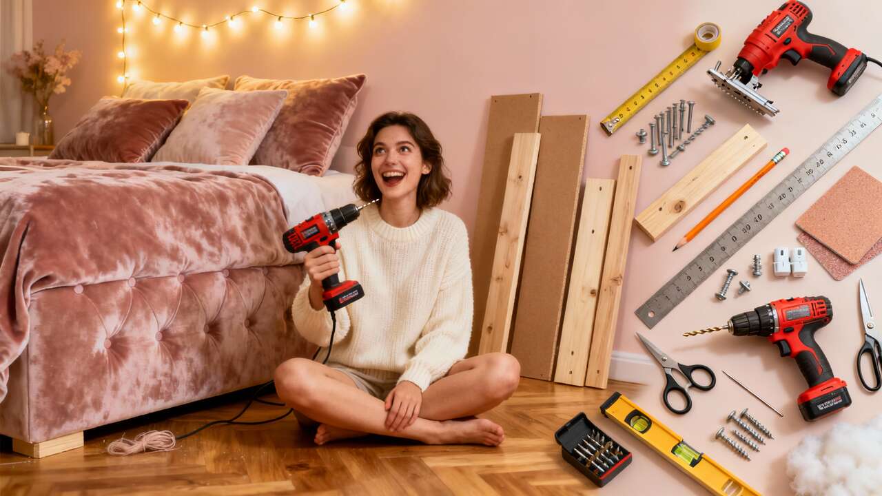 Créer une chambre romantique et moderne