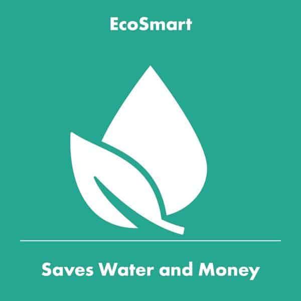 hansgrohe colonne de douche économie d'eau Vernis Blend (EcoSmart), avec mitigeur thermostatique de baignoire, douche de tête 200 mm avec 1 jet, chromé, 26079000