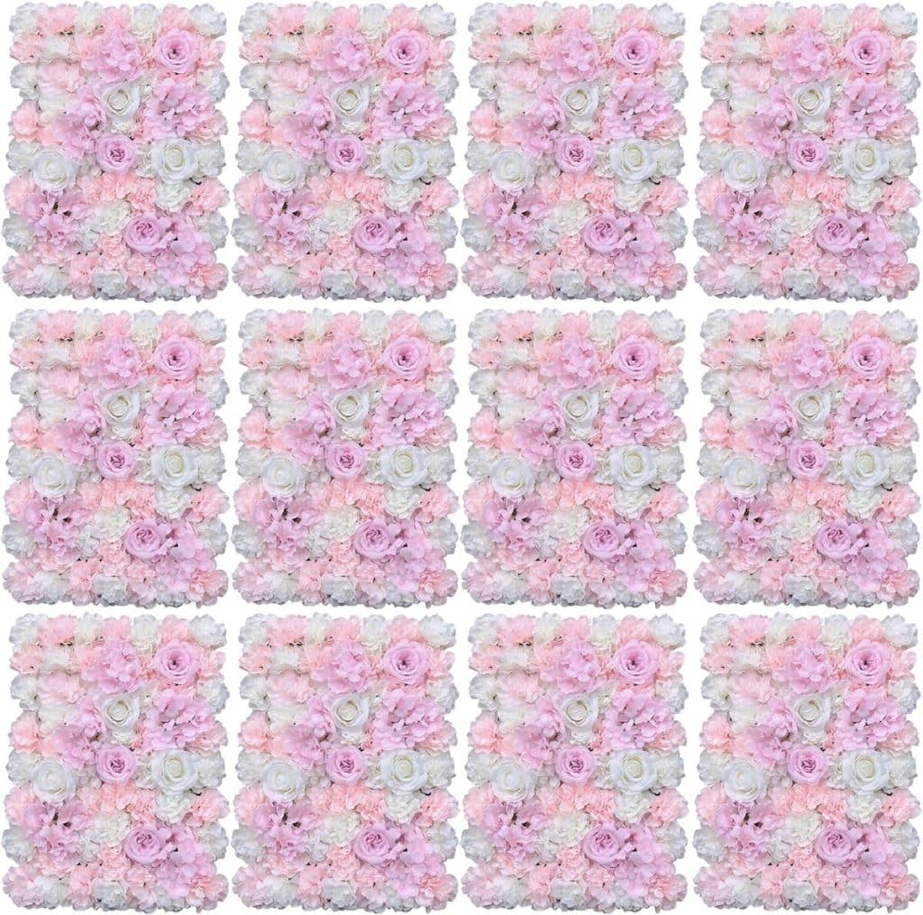 Avis : kaibrite panneaux muraux roses artificielles 40x60 cm