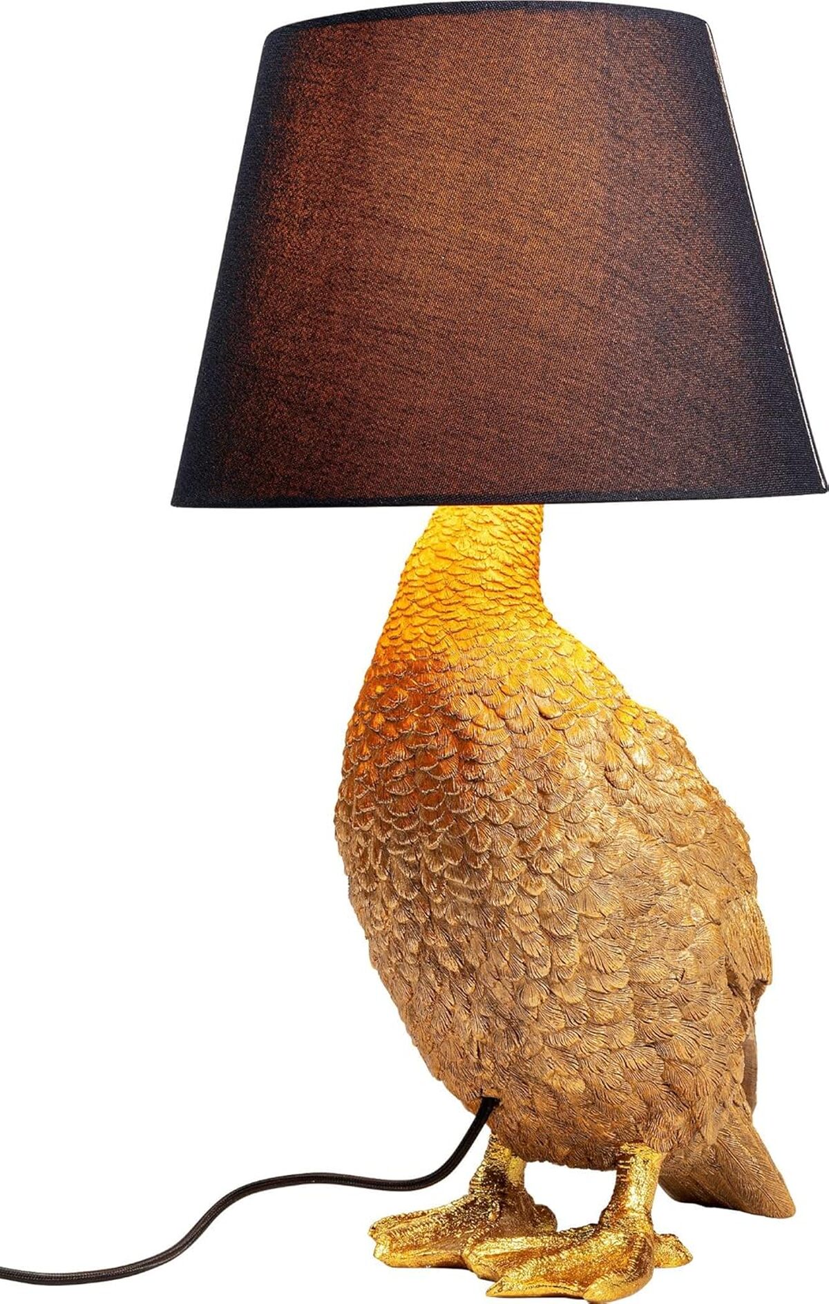 Avis sur la lampe à poser Kare Design Duck : élégance en oie dorée
