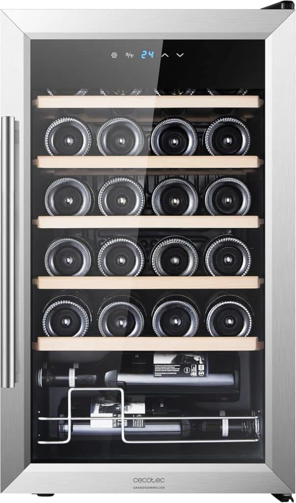 Test : cave à vin Cecotec Bolero GrandSommelier 2450, 24 bouteilles