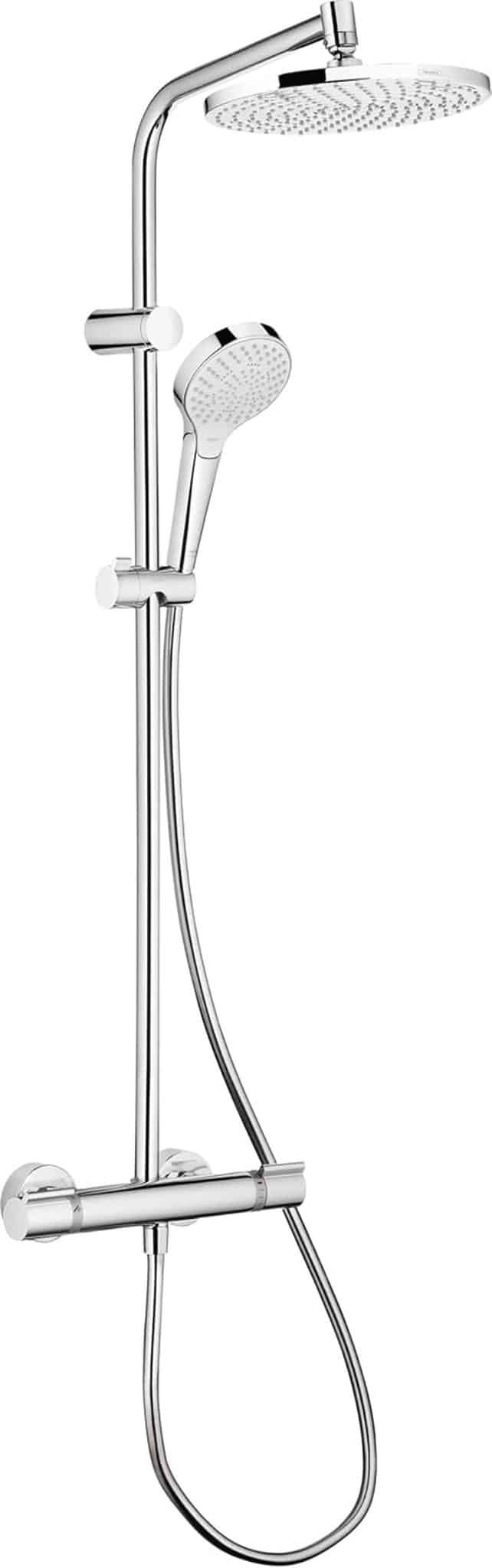 Test : colonne de douche hansgrohe MySelect S avec mitigeur thermostatique