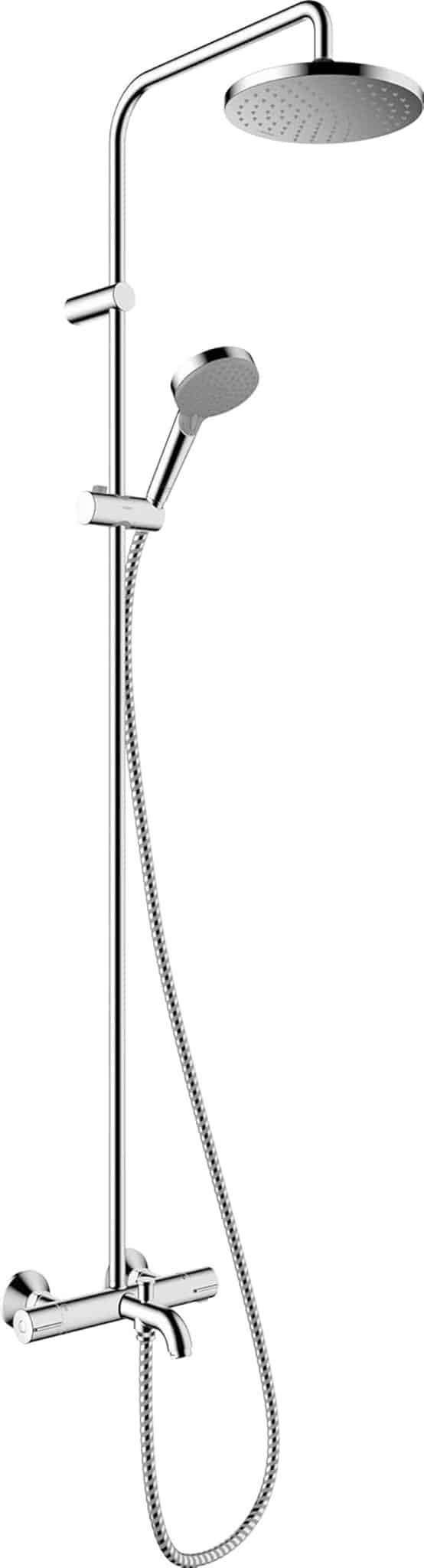 Test colonne de douche hansgrohe Vernis Blend EcoSmart chromée