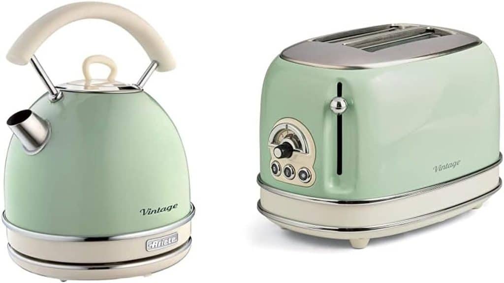 Test du duo Ariete Vintage : bouilloire 2877 et grille-pain 155