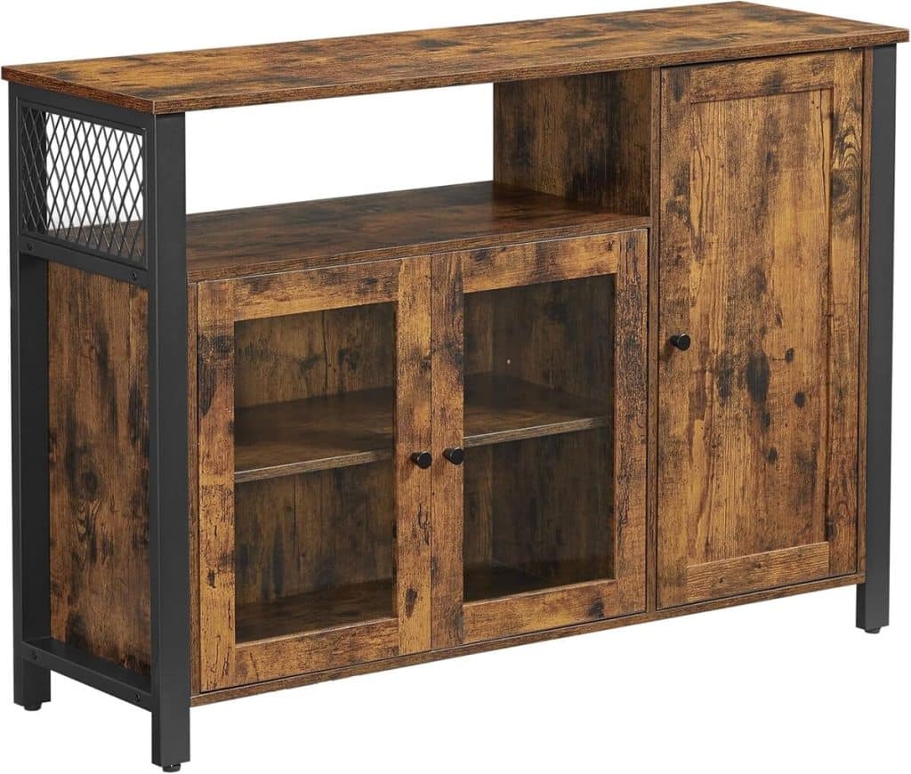 Test du meuble de rangement Vasagle LSC096B01 : style rustique et fonctionnel