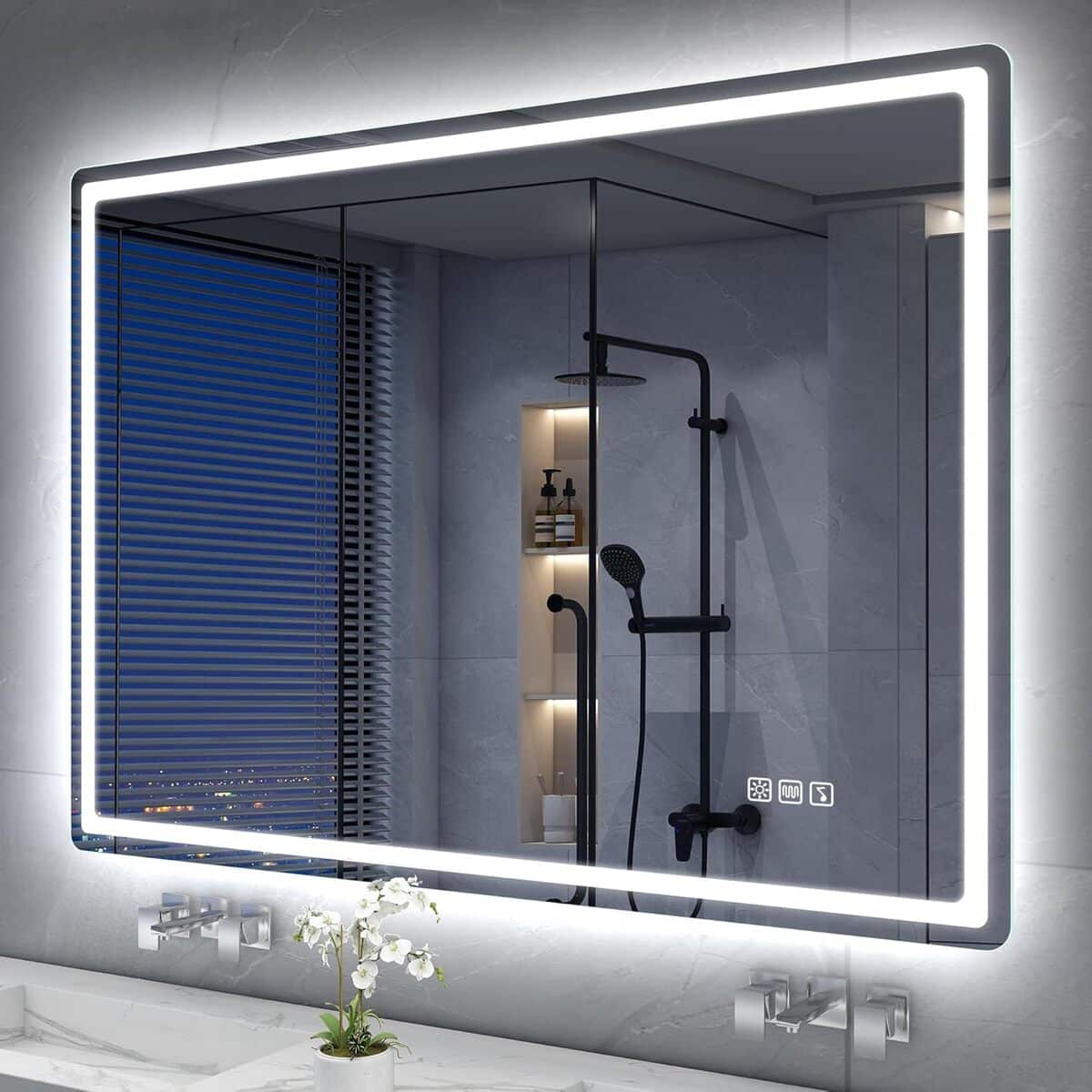 Test du miroir LED S'bagno Bluetooth : design et technologie au service de la salle de bain