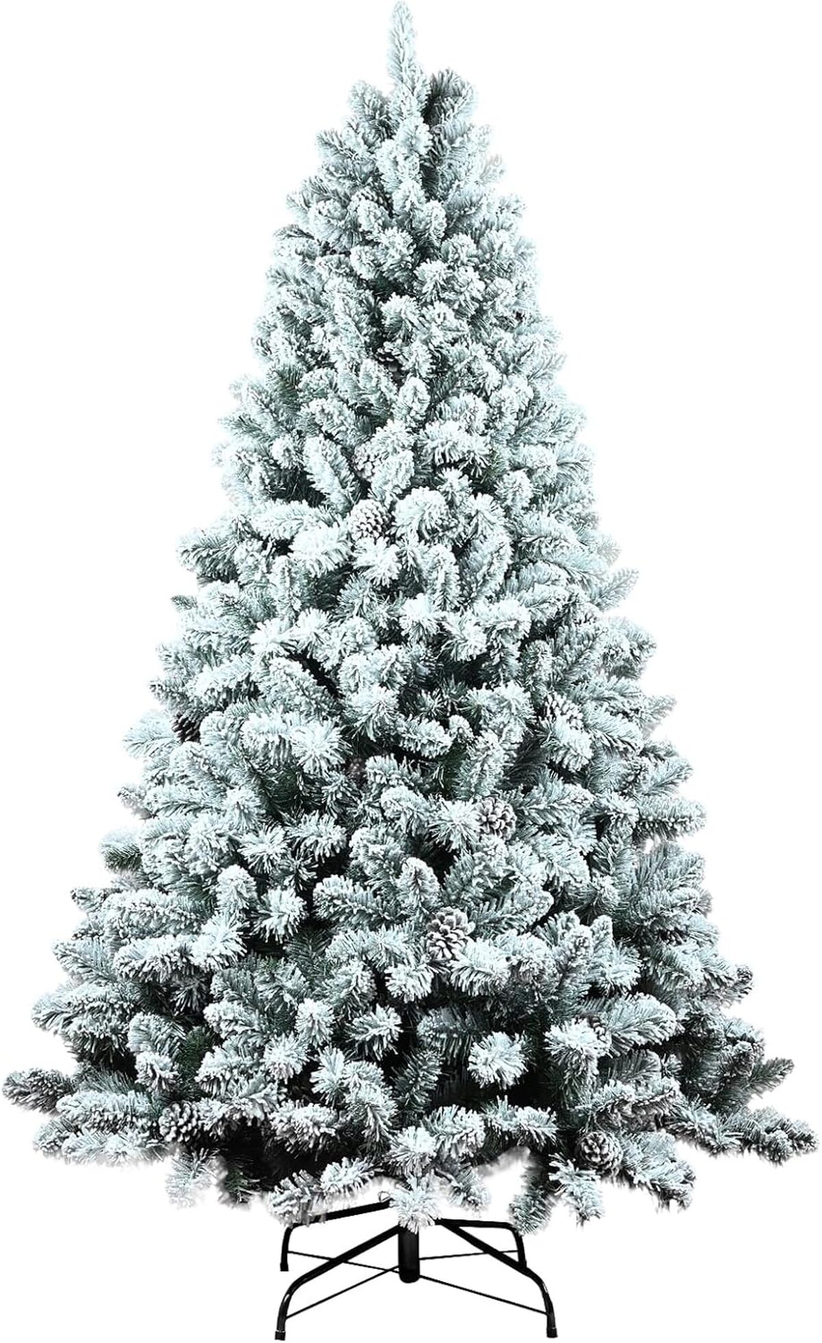 Test du sapin de Noël floqué Maylaviu 1, 2 m
