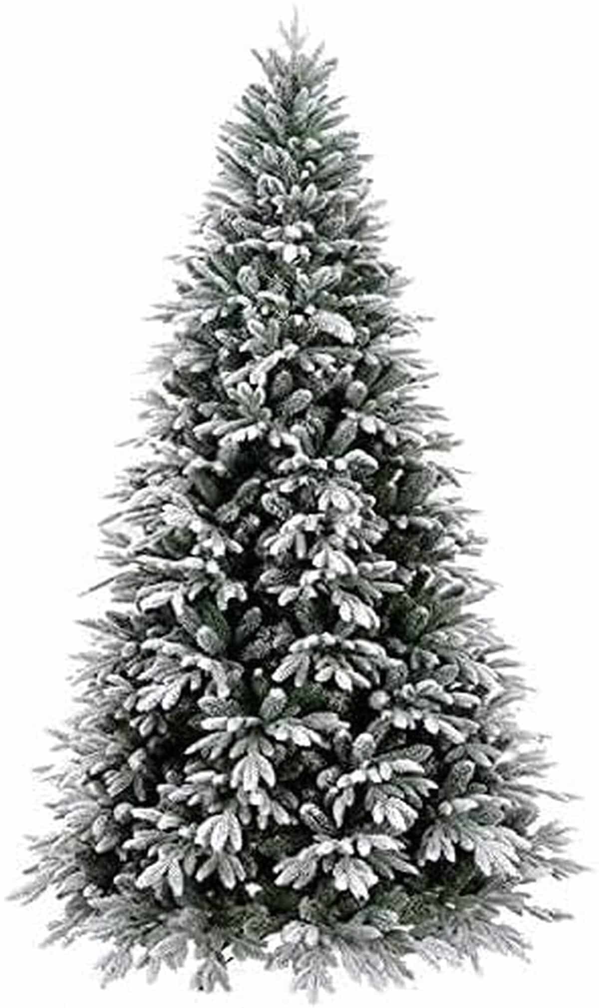 Test du sapin de Noël Giulia Grillo enneigé 210 cm : l'effet réaliste