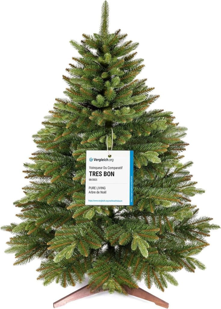 Test du sapin de Noël Pure Living : réalisme et branches épaisses