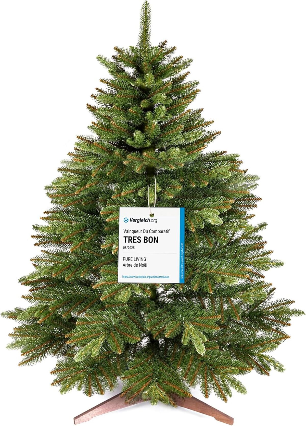 Test du sapin de Noël Pure Living : réalisme et branches épaisses