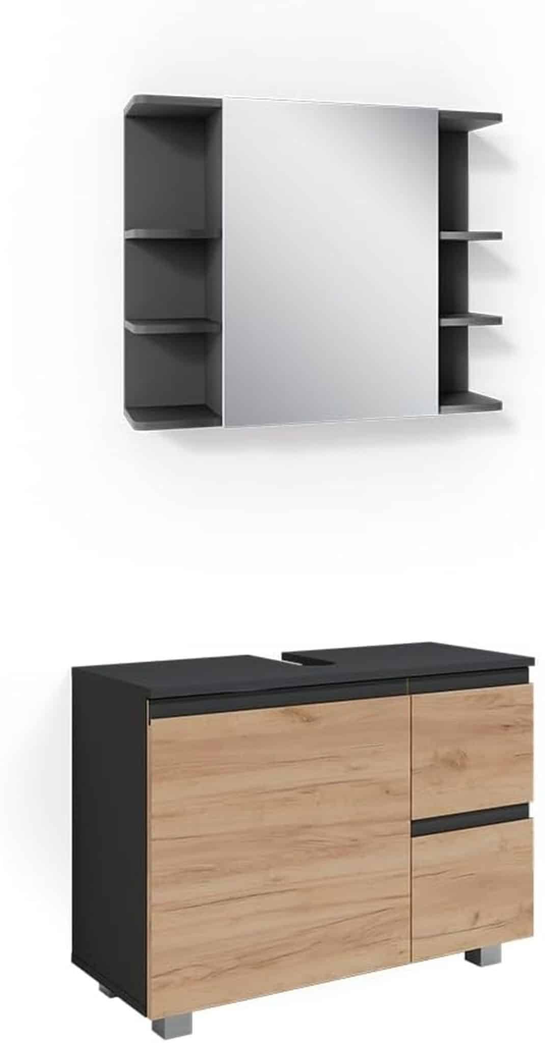 Test : ensemble meubles salle de bain Vicco J-Shape