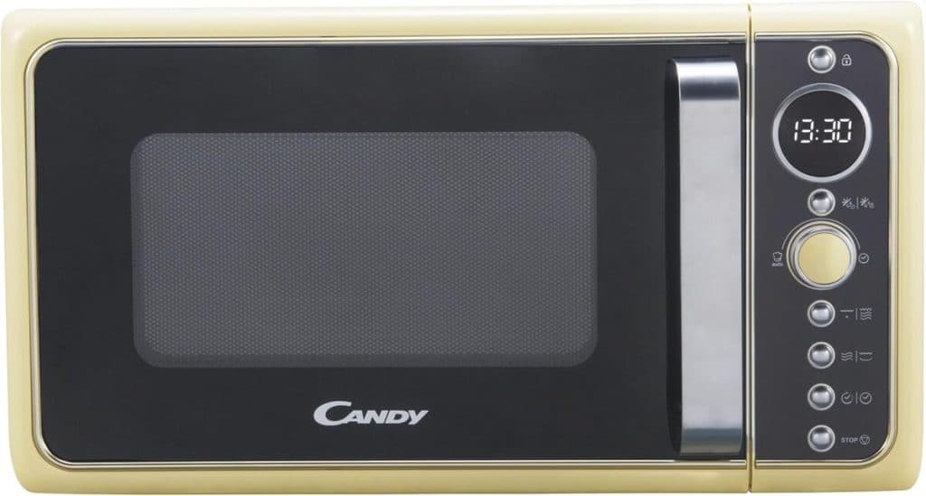 Test : micro-ondes gril Candy DIVOG25CC, puissance et design rétro