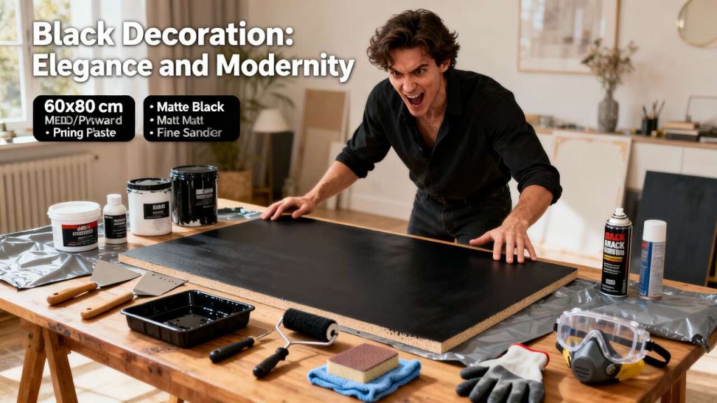 Décoration noire : élégance et modernité