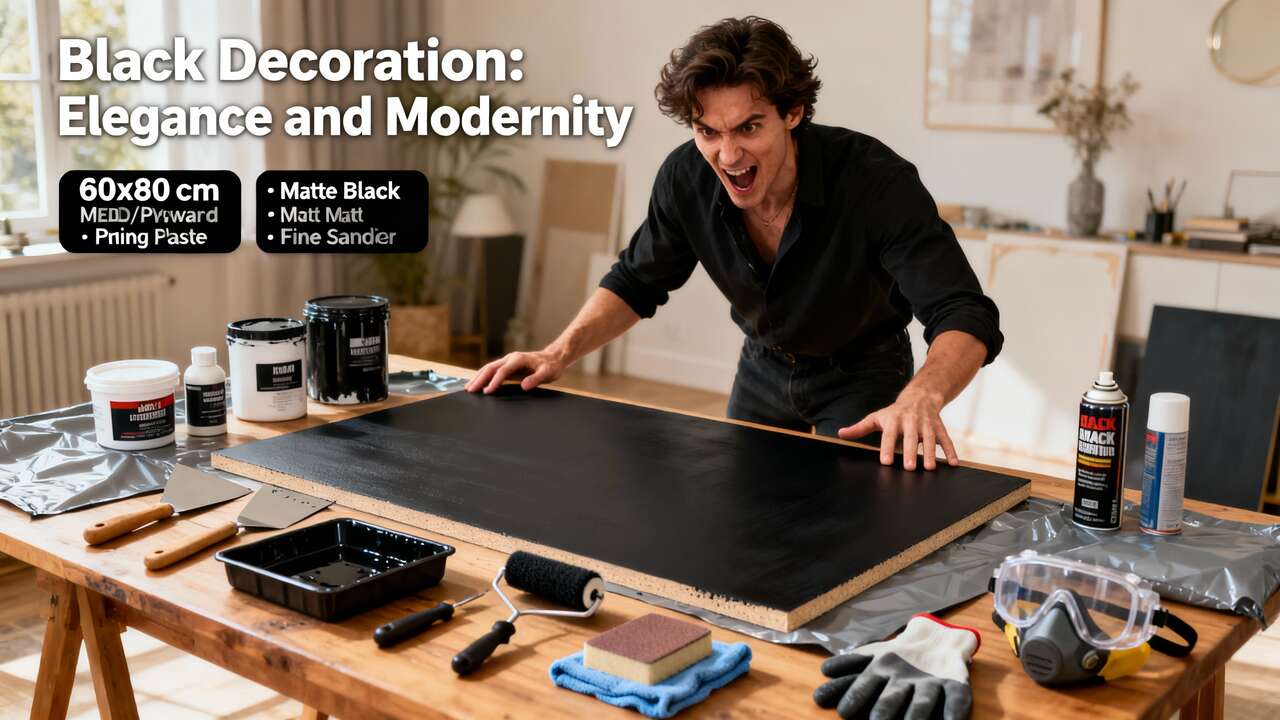 Décoration noire : élégance et modernité