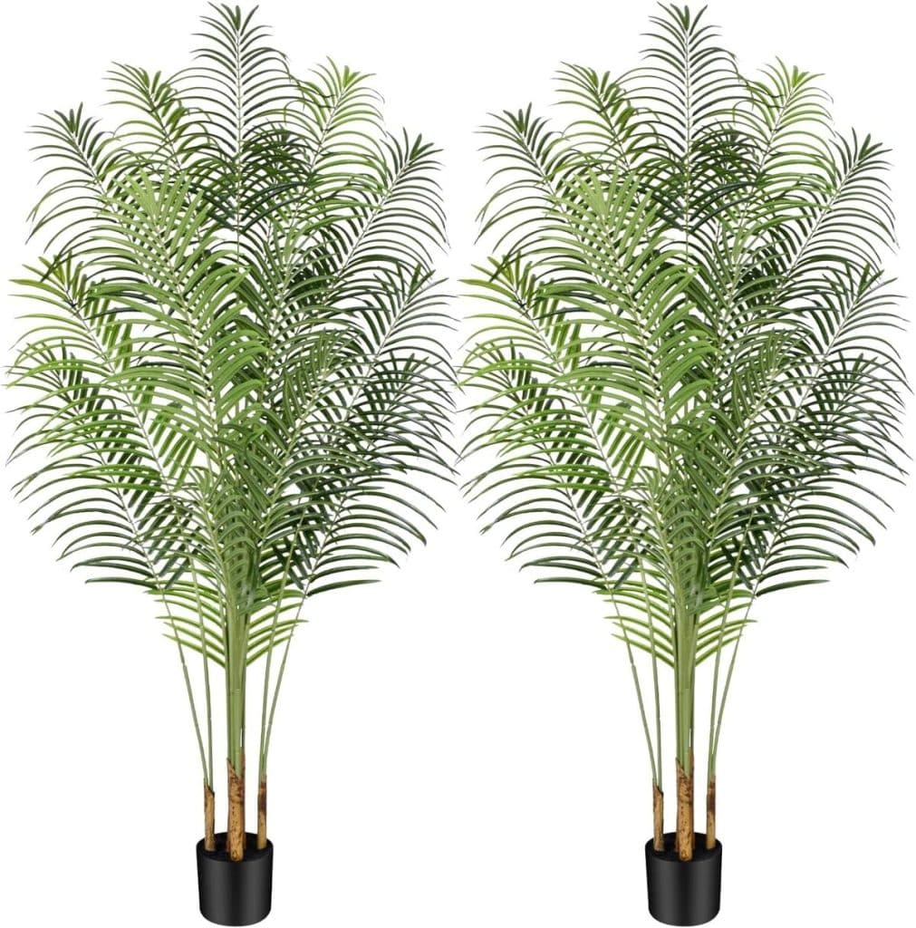 Avis sur le palmier artificiel Keeplush Areca 200cm : déco intérieure et extérieure élégante