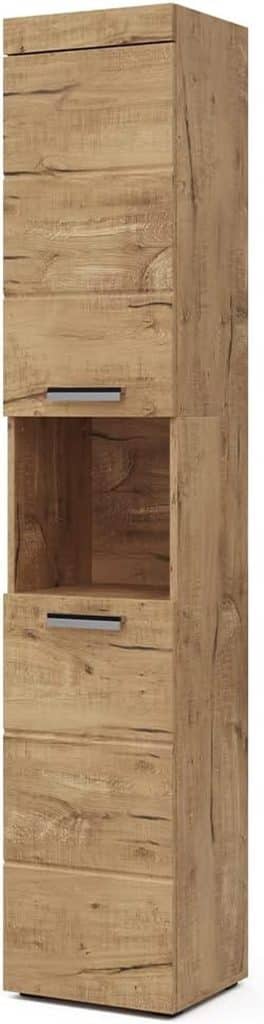 Test du meuble de rangement Vicco Luna pour salle de bain : chêne élancé