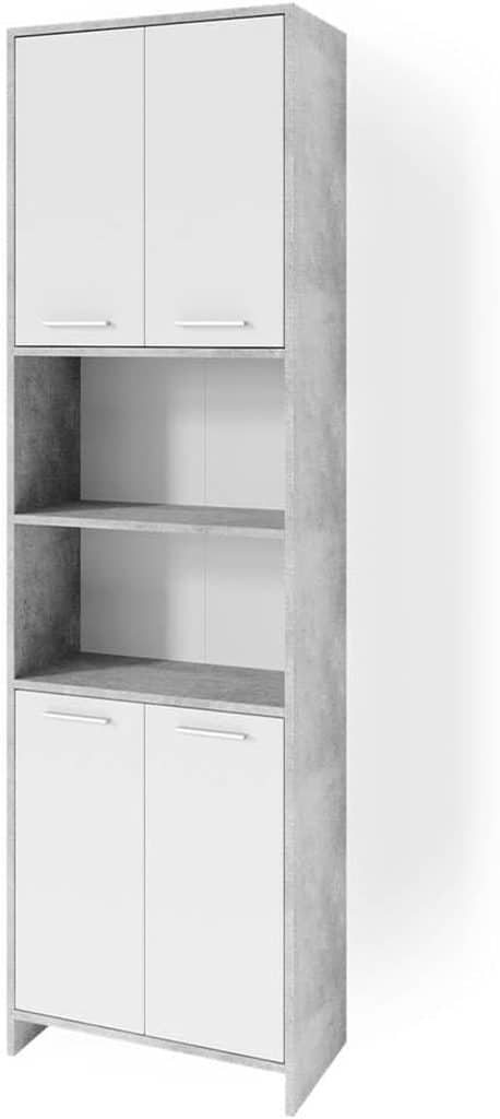 Test : meuble de rangement salle de bain Vicco Maris béton/blanc