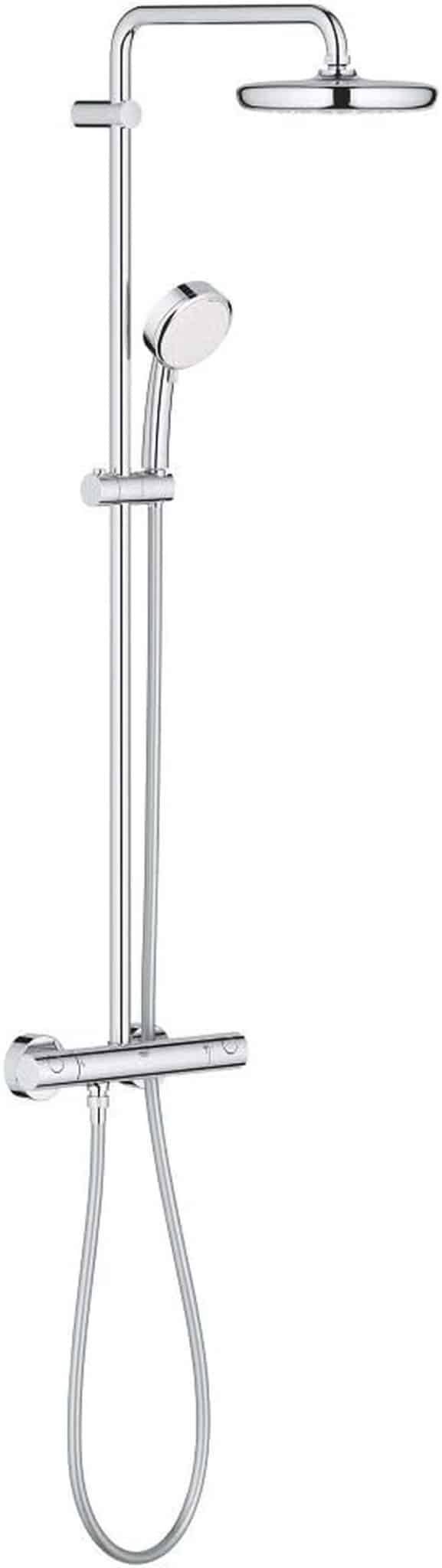 GROHE Colonne de douche avec mitigeur thermostatique Tempesta Cosmopolitan System 210 mm 27922001
