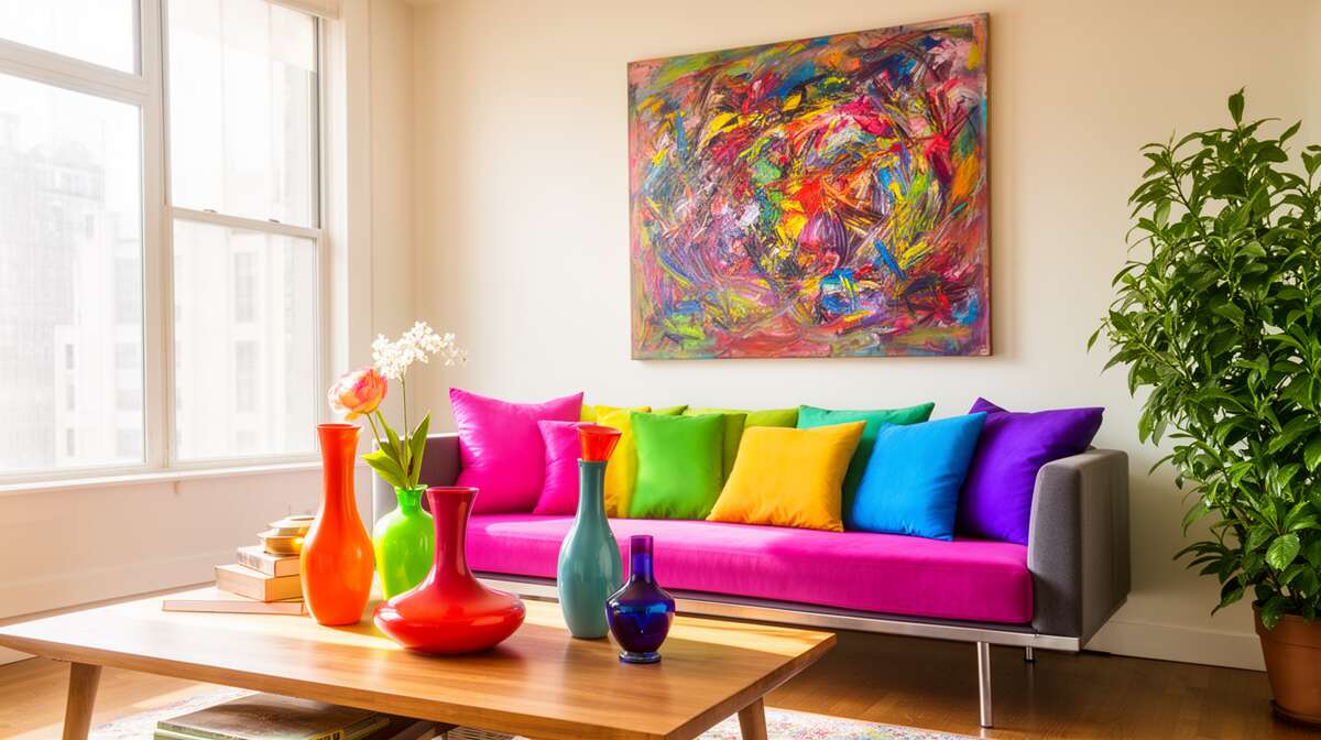 Miser sur les accessoires colorés pour dynamiser l'espace Miser sur les accessoires colorés pour dynamiser l'espace