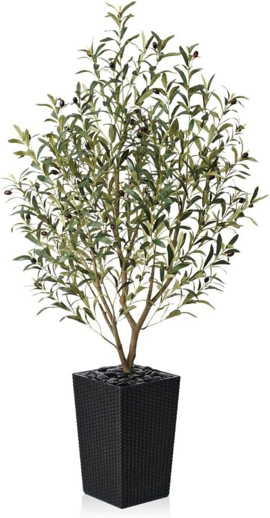 Avis sur le verinatural olivier artificiel 180 cm : décoration élégante pour l'intérieur et l'extérieur