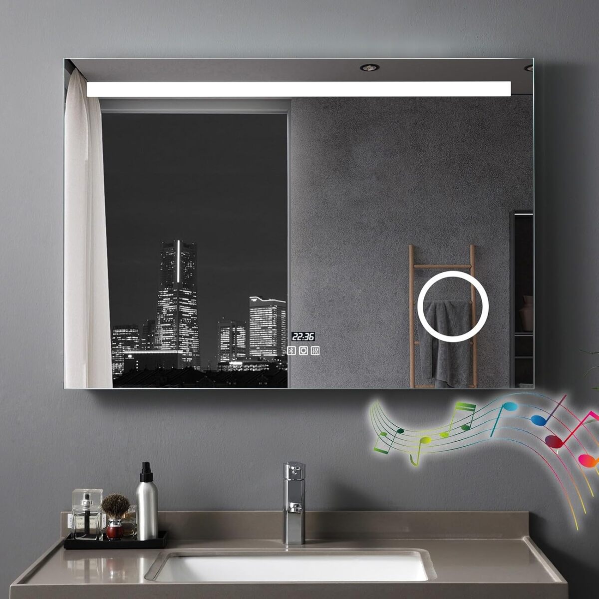 Test du miroir mural LED Lisa : design, fonctionnalités et innovation