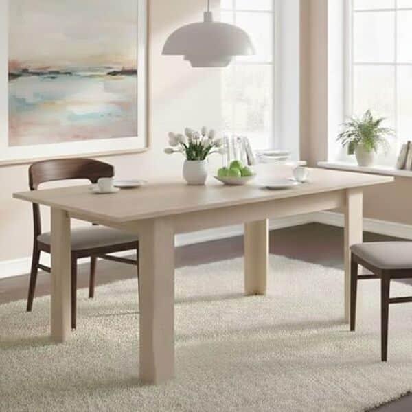 Découvrez notre analyse de la table extensible Caladora Dmora en chêne : style, praticité et qualité au rendez-vous pour sublimer votre intérieur.