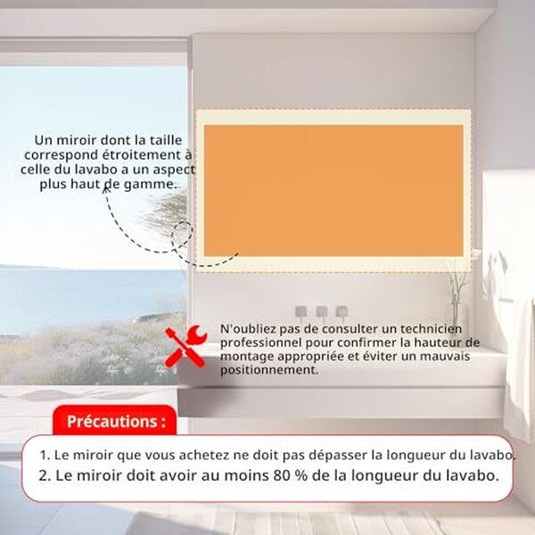 Découvrez notre avis détaillé sur le miroir connecté LED LUVODI 105x50cm. Praticité, design et technologie au service de votre salle de bain moderne.