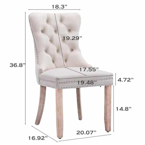 Découvrez notre analyse exhaustive des chaises de salle à manger SoarFlash en velours beige : design, confort et avis clients pour un choix éclairé