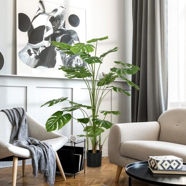 Découvrez notre avis sur l'arbre artificiel HOMCOM Monstera deliciosa de 180 cm avec pot : une touche de verdure sans entretien pour sublimer votre intérieur