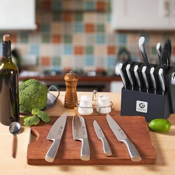 Découvrez notre test complet du set de 14 couteaux en acier inoxydable imarku : robustesse, performance de coupe et design ergonomique pour équiper votre cuisine.