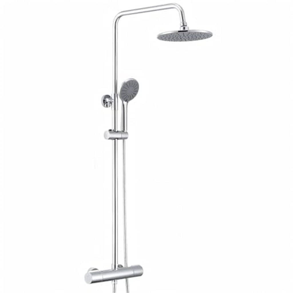 Test : colonne de douche Auralum avec mitigeur thermostatique et pommeau 3 jets