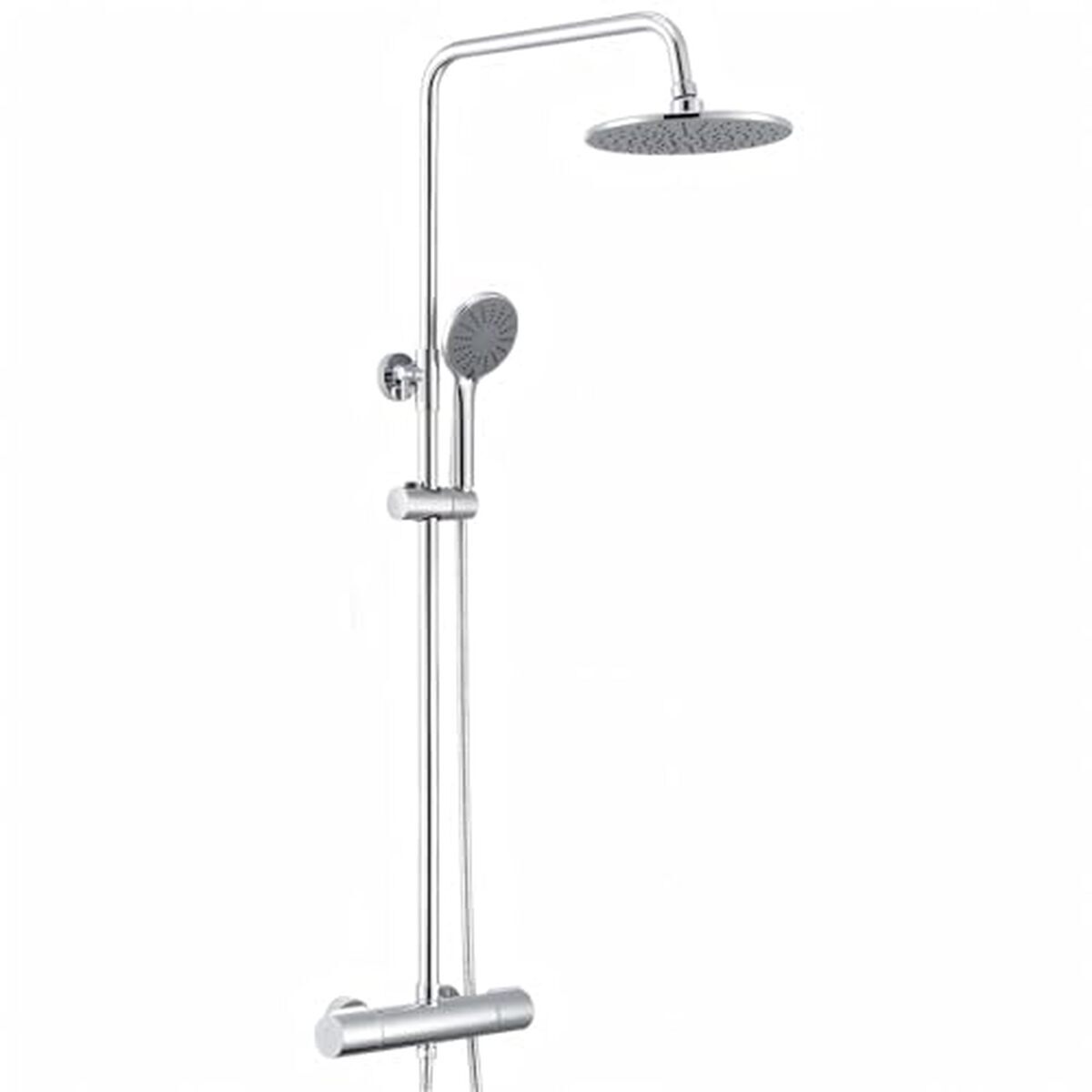 Test : colonne de douche Auralum avec mitigeur thermostatique et pommeau 3 jets