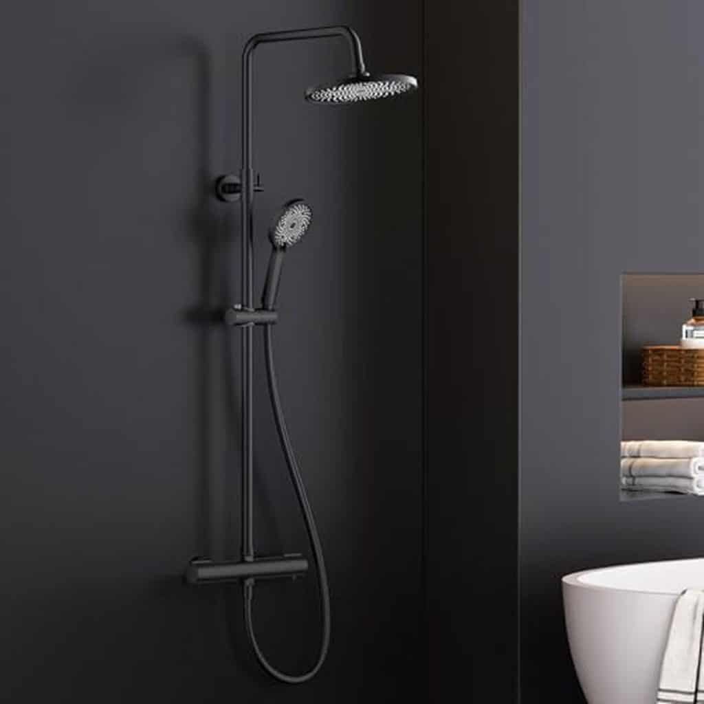 Test : colonne de douche thermostatique Forious avec douchette à jets multiples