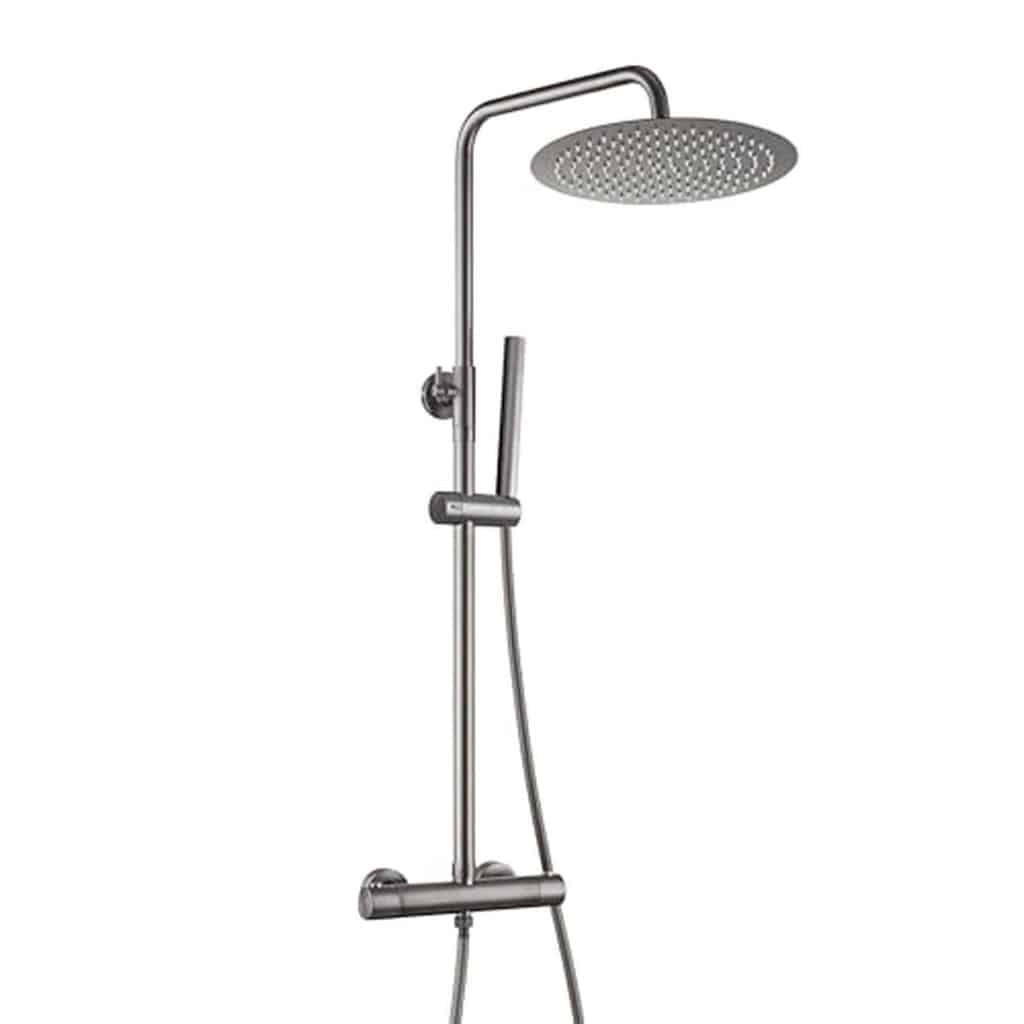 Test : colonne de douche thermostatique Görbach à effet pluie