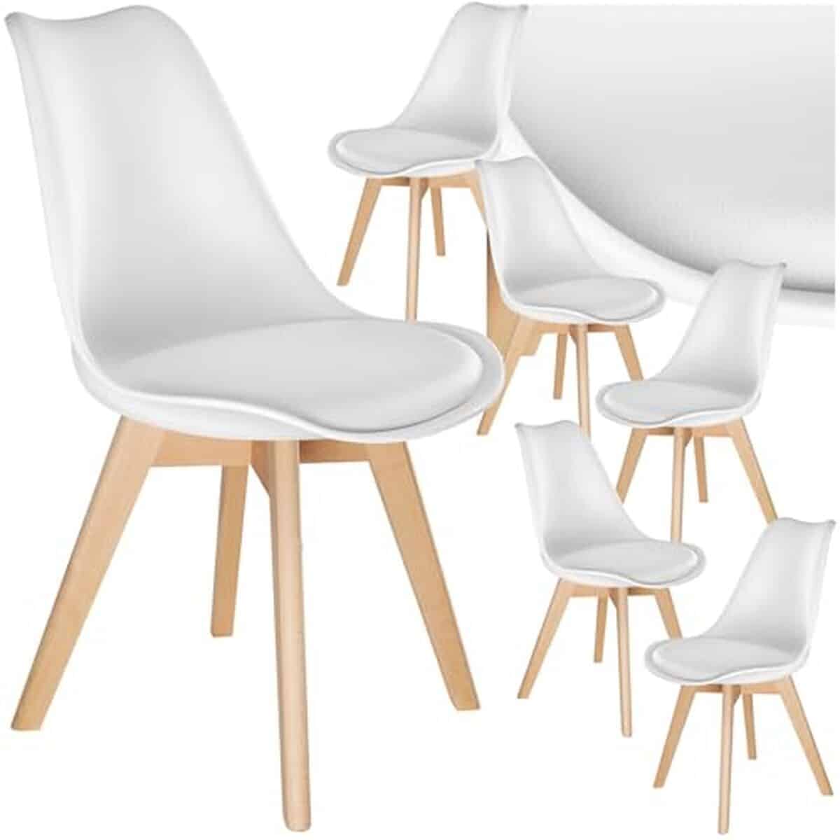 Test des chaises scandinaves TecTake® : confort et design en lot de 6