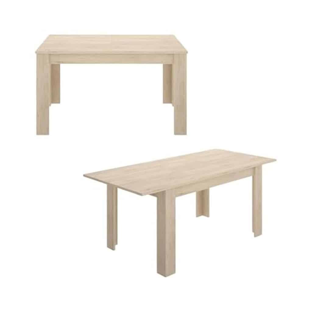 Test : table extensible Caladora Dmora en chêne