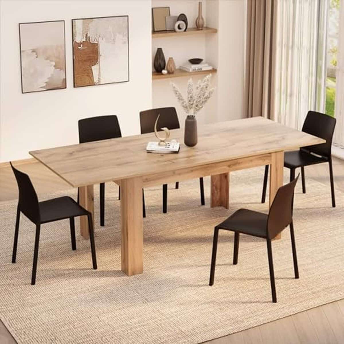 Test : table extensible Mobili Fiver Facile 140 en chêne rustique