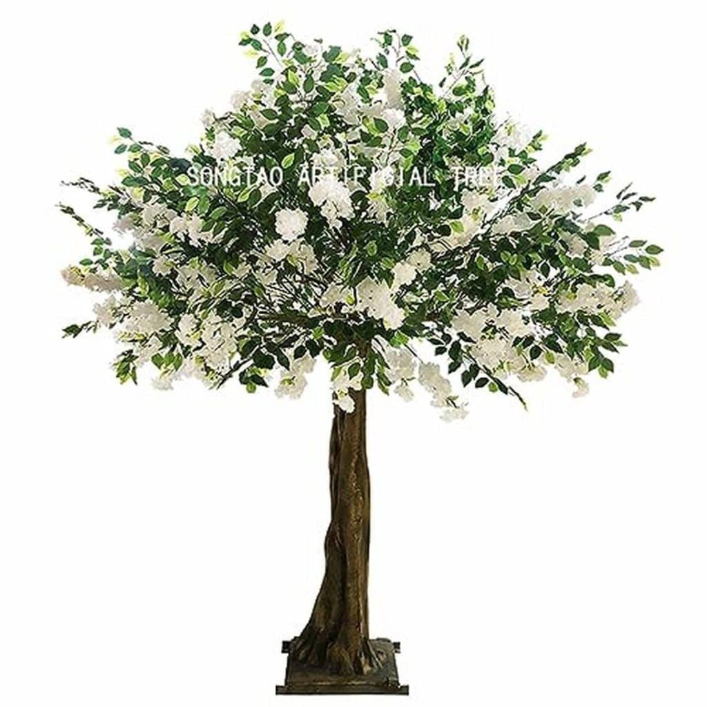Avis sur le grand arbre de fleurs de cerisier artificiel B-2, 5 x 2, 5 m : décoration élégante