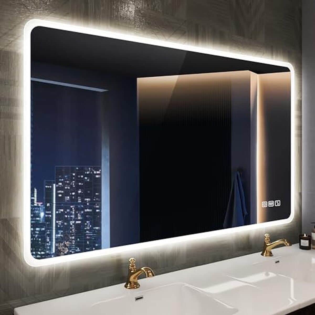 Avis sur le miroir salle de bain LED STARLEAD 100x70cm élégant et connecté