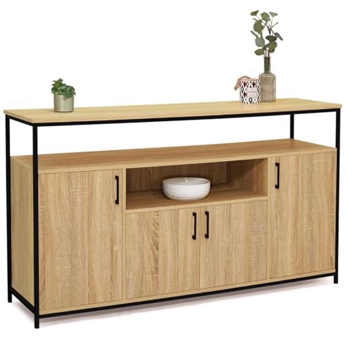 Test : buffet IDMarket Detroit 140 cm, design industriel