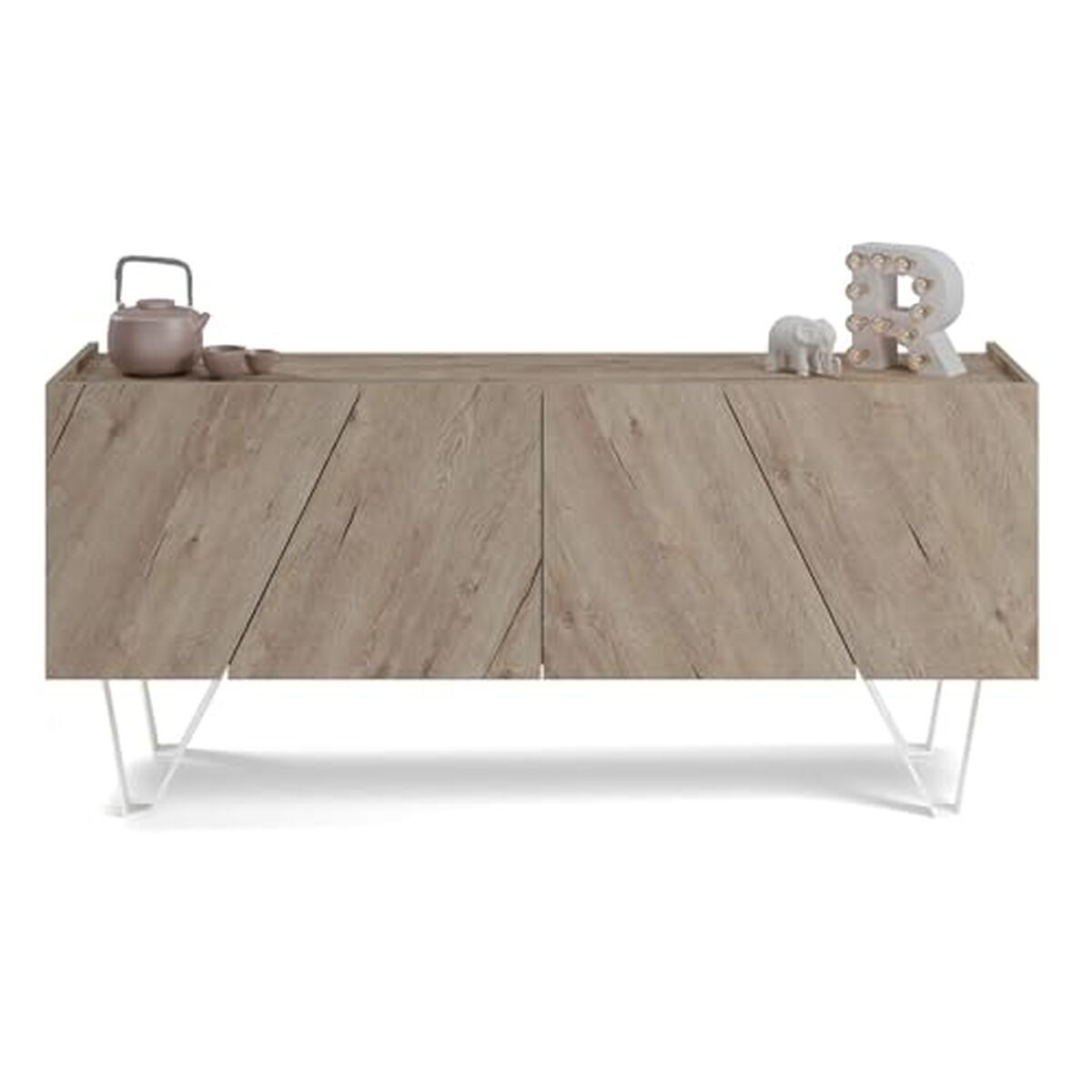 Test du buffet Emma 4 portes en chêne de Mobili Fiver