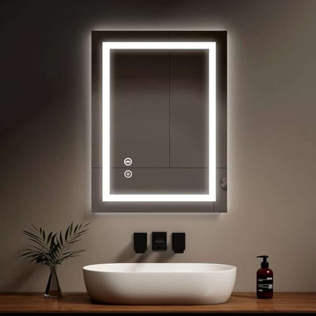 Test du miroir intelligent EMKE : bluetooth, lED et anti-buée